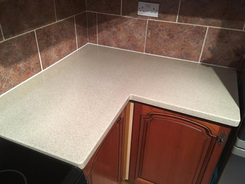 Corian Sandstone worktops Pontypool Newport